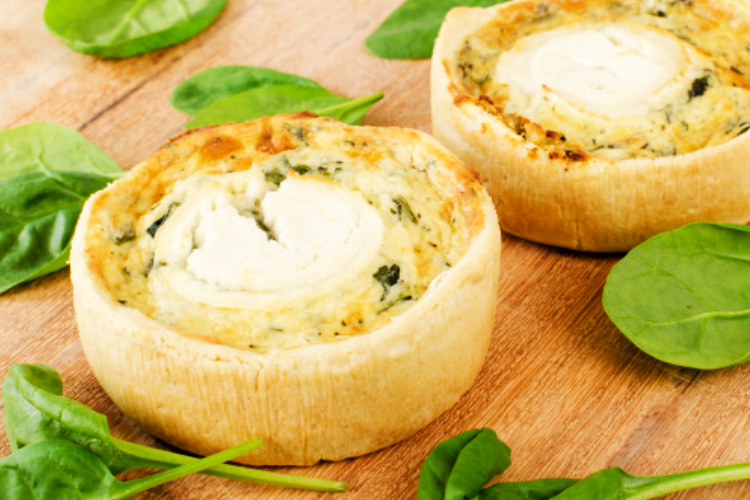 LEEK & GOATS CHEESE TARTS